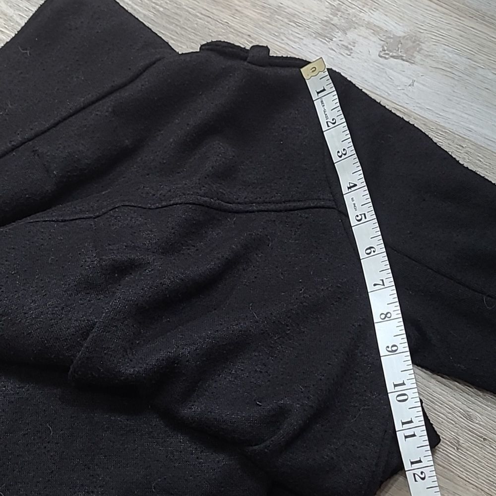 BB Dakota Steve Madden Duster Trench Knit jacket coat W/ S Black BM30502N NWT - Picture 13 of 13